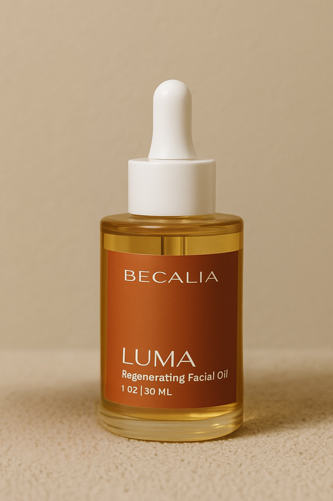 Luma Facial Oil by Becalia Botanicals, prickly pear seed oil for glowing skin
